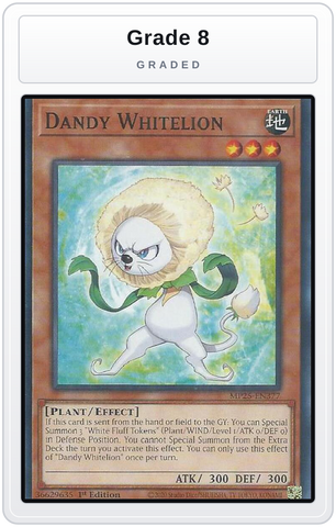 Graded - Dandy Whitelion — Grade 8 graded overlay