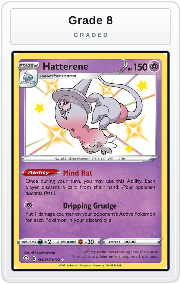 Graded - Hatterene — Grade 8 graded overlay