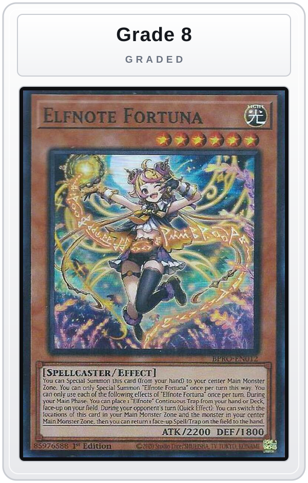 Graded - Elfnote Fortuna — Grade 8 graded overlay