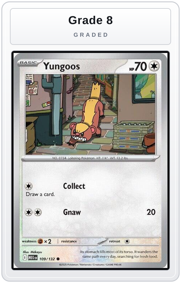 Graded - Yungoos — Grade 8 graded overlay