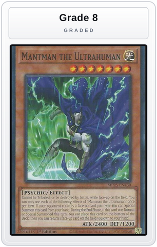Graded - Mantman the Ultrahuman — Grade 8 graded overlay