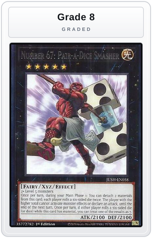 Graded - Number 67: Pair-a-Dice Smasher — Grade 8 graded overlay