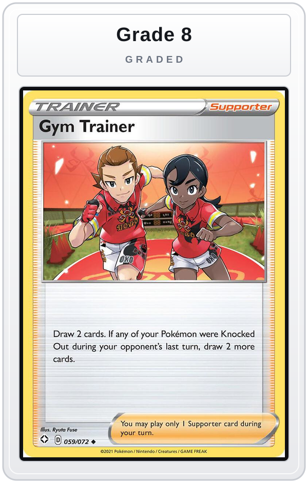 Graded - Gym Trainer — Grade 8 graded overlay