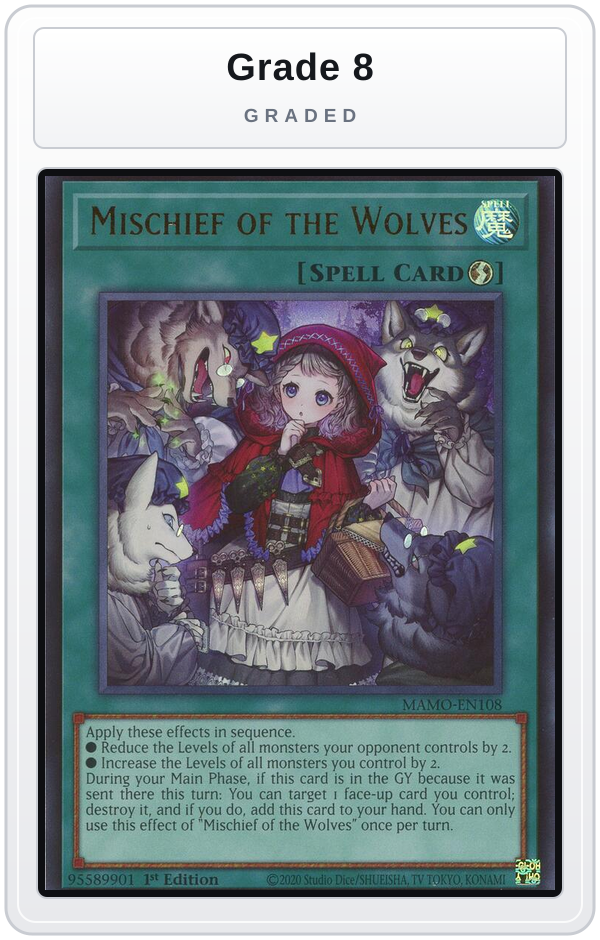 Graded - Mischief of the Wolves — Grade 8 graded overlay