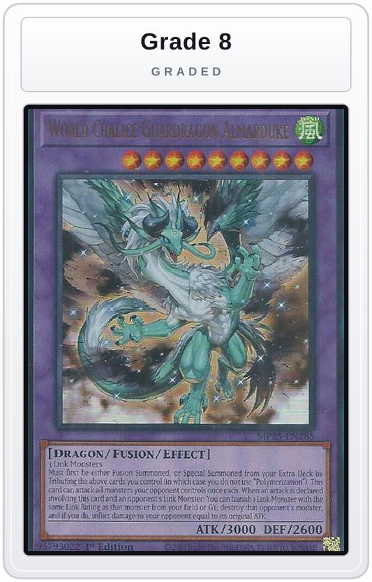 Graded - World Chalice Guardragon Almarduke — Grade 8 graded overlay