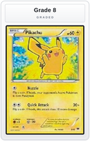 Graded - Pikachu - 5/12 — Grade 8 graded overlay