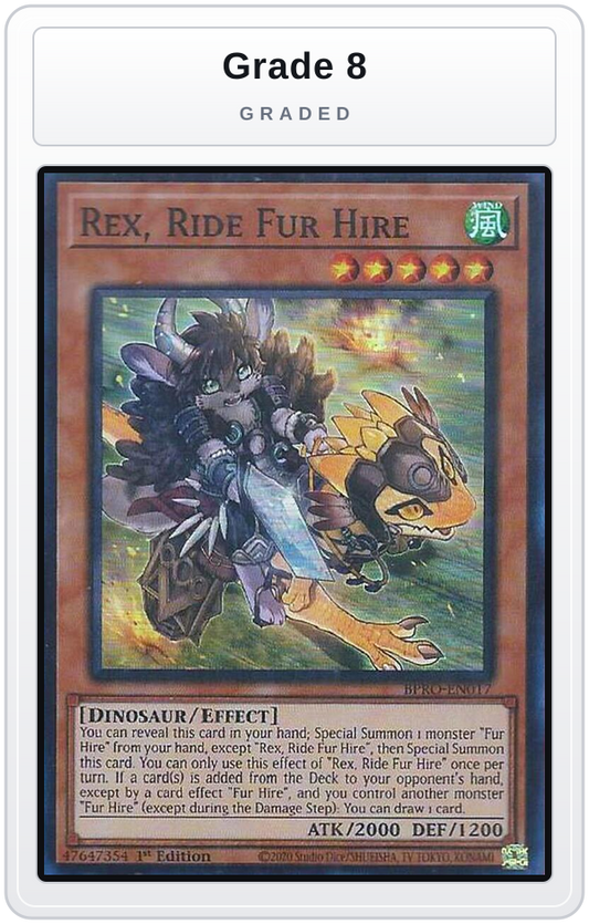 Graded - Rex, Ride Fur Hire — Grade 8 graded overlay