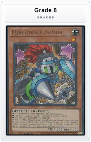 Graded - Mimighoul Armor — Grade 8 graded overlay