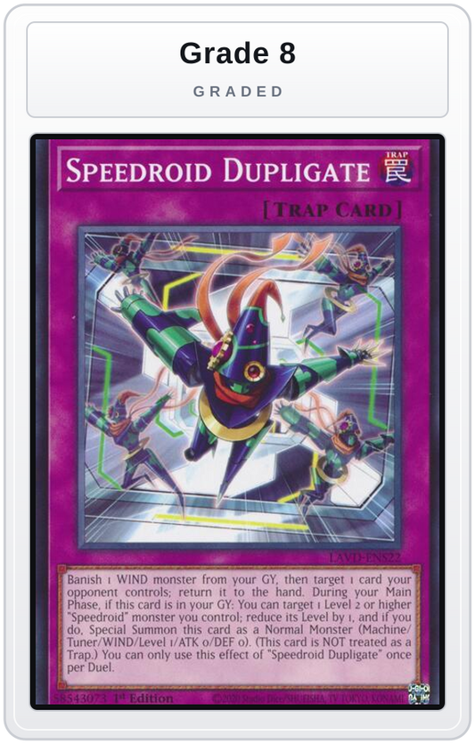 Graded - Speedroid Dupligate — Grade 8 graded overlay