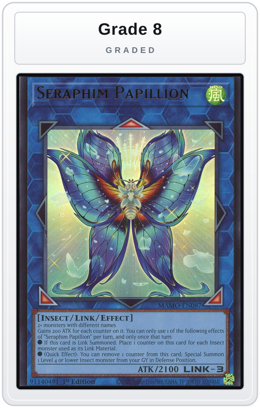 Graded - Seraphim Papillion — Grade 8 graded overlay