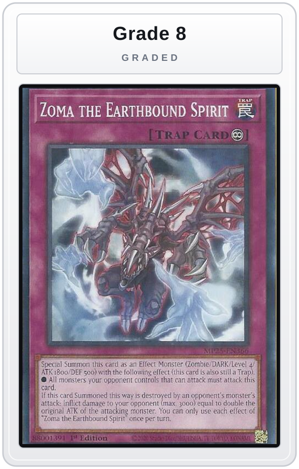 Graded - Zoma the Earthbound Spirit — Grade 8 graded overlay