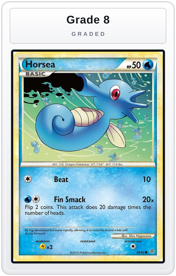 Graded - Horsea — Grade 8 graded overlay