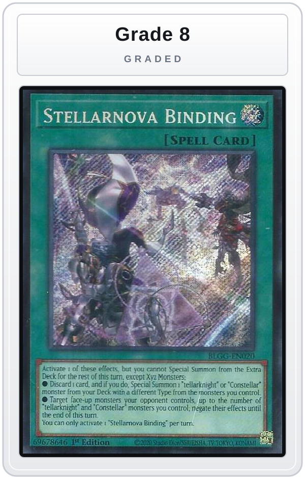 Graded - Stellarnova Binding — Grade 8 graded overlay