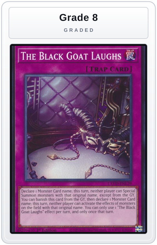 Graded - The Black Goat Laughs — Grade 8 graded overlay
