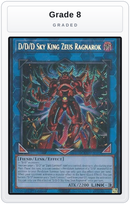 Graded - D/D/D Sky King Zeus Ragnarok — Grade 8 graded overlay