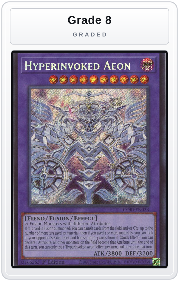 Graded - Hyperinvoked Aeon — Grade 8 graded overlay