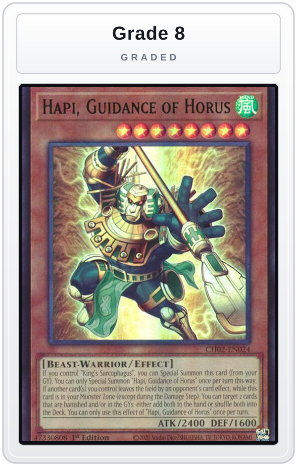 Graded - Hapi, Guidance of Horus — Grade 8 graded overlay