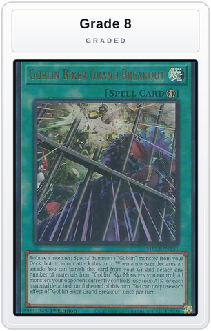 Graded - Goblin Biker Grand Breakout — Grade 8 graded overlay