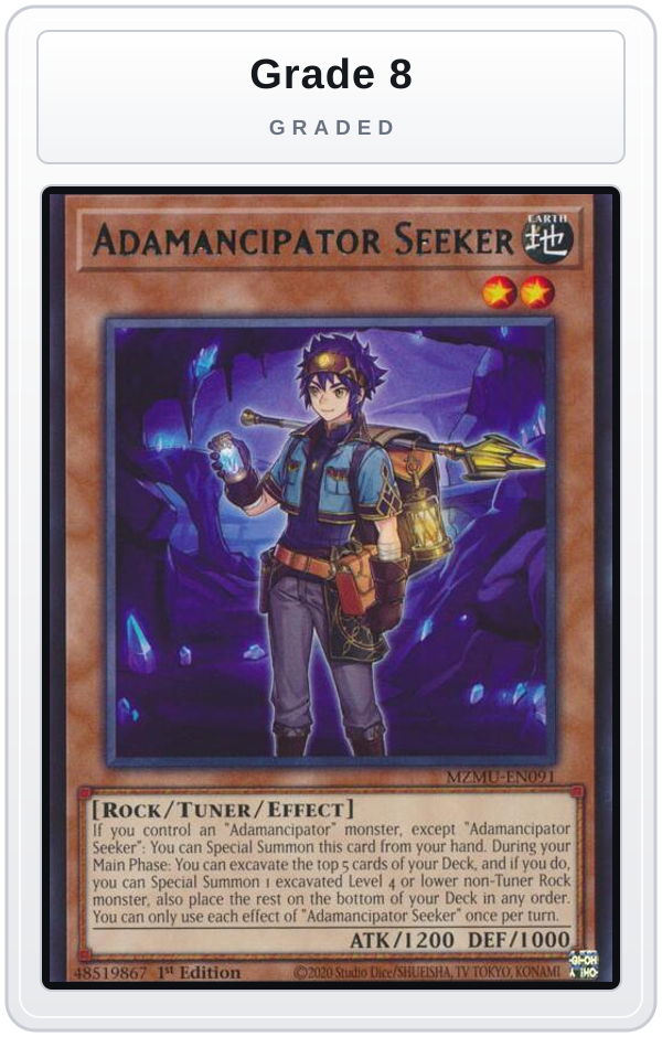 Graded - Adamancipator Seeker — Grade 8 graded overlay