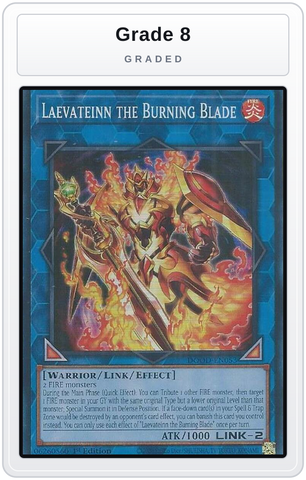 Graded - Laevateinn the Burning Blade — Grade 8 graded overlay
