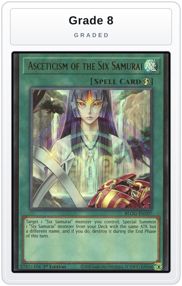 Graded - Asceticism of the Six Samurai — Grade 8 graded overlay