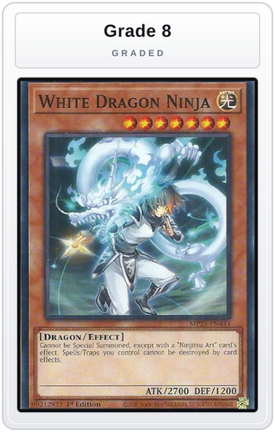 Graded - White Dragon Ninja — Grade 8 graded overlay