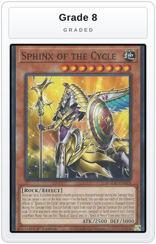 Graded - Sphinx of the Cycle — Grade 8 graded overlay