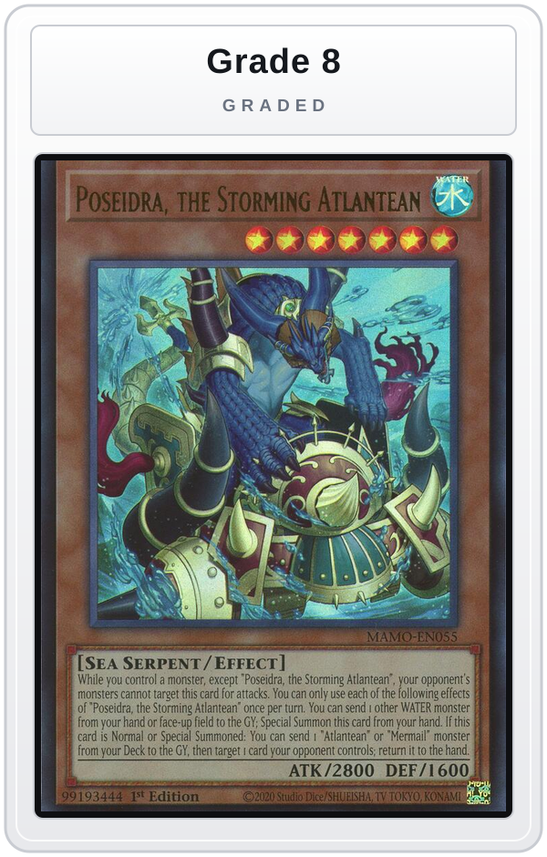 Graded - Poseidra, the Storming Atlantean — Grade 8 graded overlay