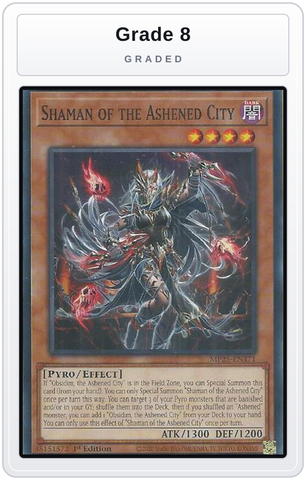 Graded - Shaman of the Ashened City — Grade 8 graded overlay