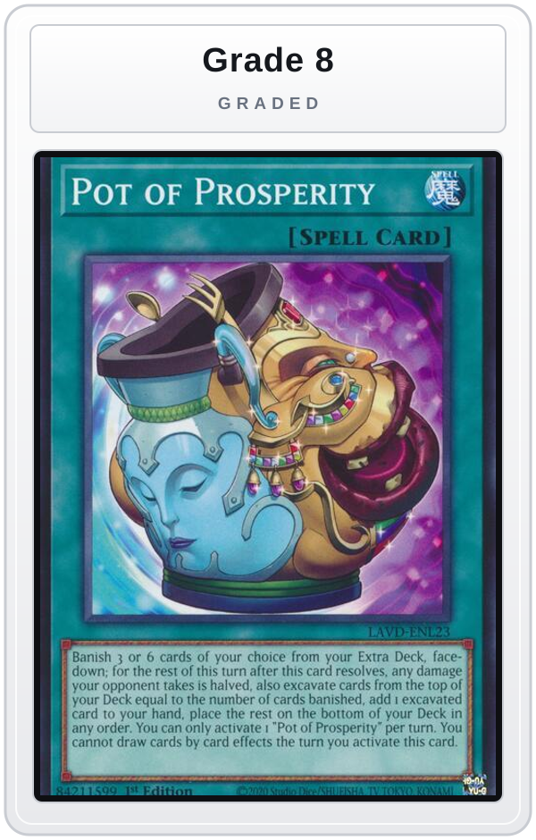 Graded - Pot of Prosperity — Grade 8 graded overlay