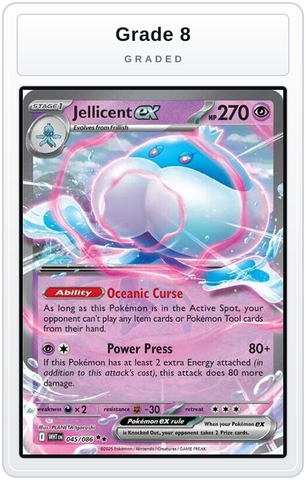 Graded - Jellicent ex — Grade 8 graded overlay