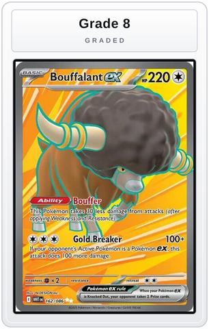 Graded - Bouffalant ex - 162/086 — Grade 8 graded overlay