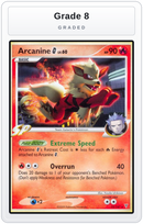 Graded - Arcanine G — Grade 8 graded overlay