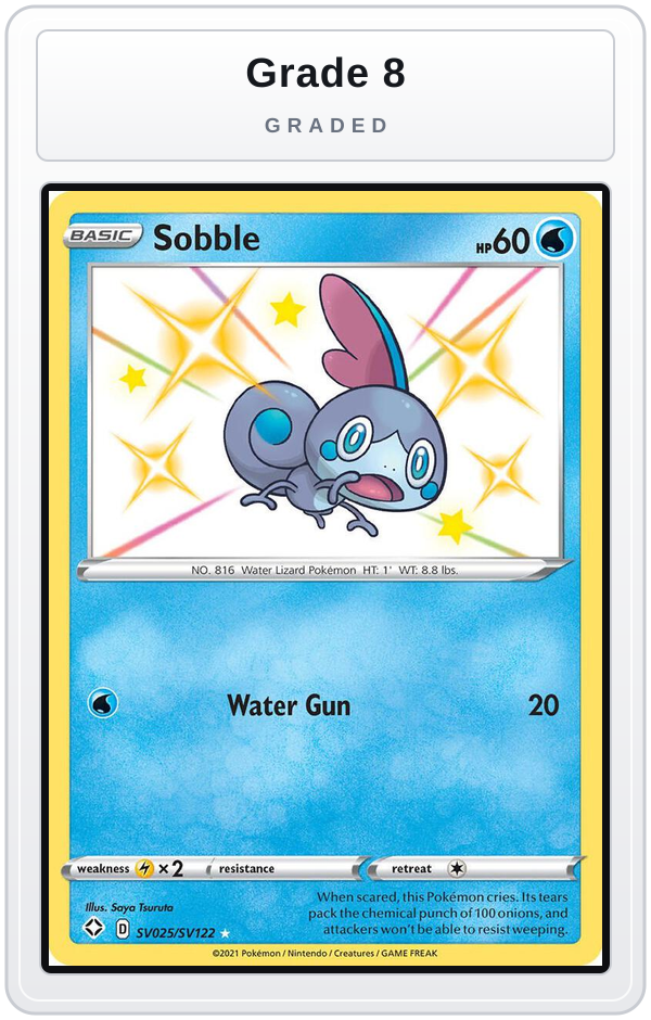Graded - Sobble — Grade 8 graded overlay