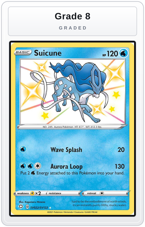 Graded - Suicune — Grade 8 graded overlay