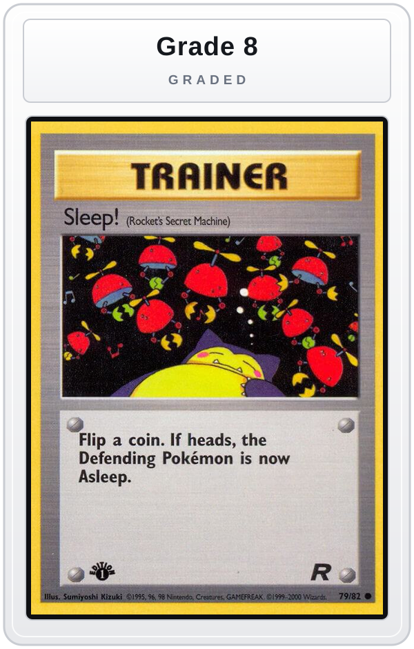Graded - Sleep! (Rocket's Secret Machine) — Grade 8 graded overlay