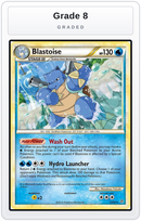 Graded - Blastoise — Grade 8 graded overlay