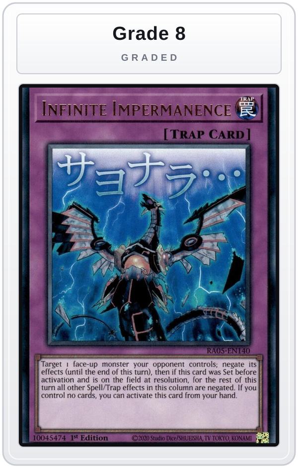 Graded - Infinite Impermanence — Grade 8 graded overlay