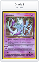 Graded - Mewtwo (12) — Grade 8 graded overlay
