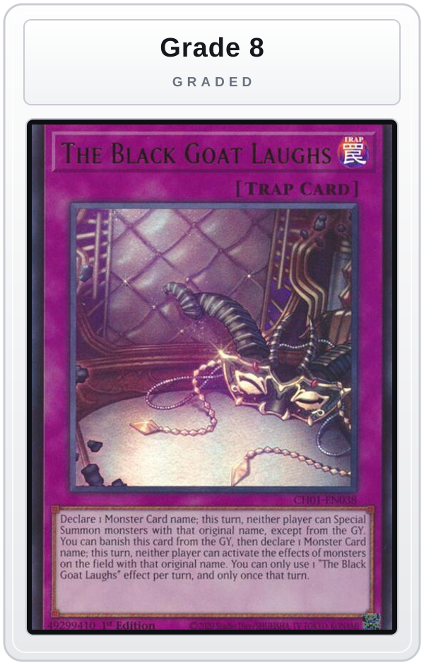 Graded - The Black Goat Laughs — Grade 8 graded overlay