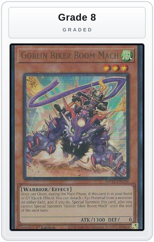 Graded - Goblin Biker Boom Mach — Grade 8 graded overlay