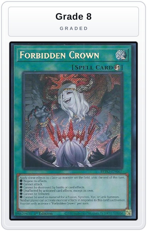 Graded - Forbidden Crown — Grade 8 graded overlay