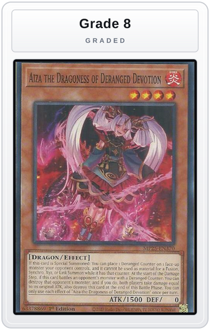 Graded - Aiza the Dragoness of Deranged Devotion — Grade 8 graded overlay