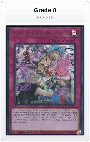 Graded - Sinful Spoils of Slumber - Morrian — Grade 8 graded overlay