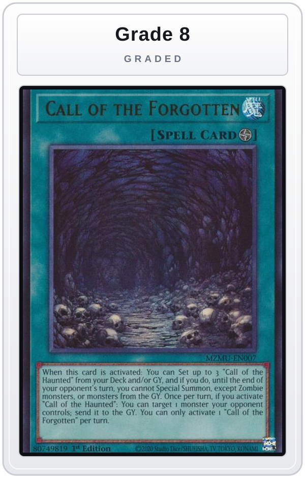 Graded - Call of the Forgotten — Grade 8 graded overlay