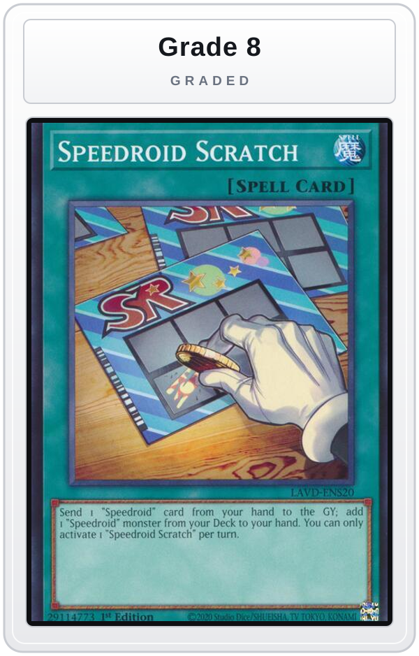 Graded - Speedroid Scratch — Grade 8 graded overlay