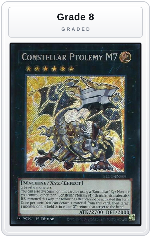 Graded - Constellar Ptolemy M7 — Grade 8 graded overlay