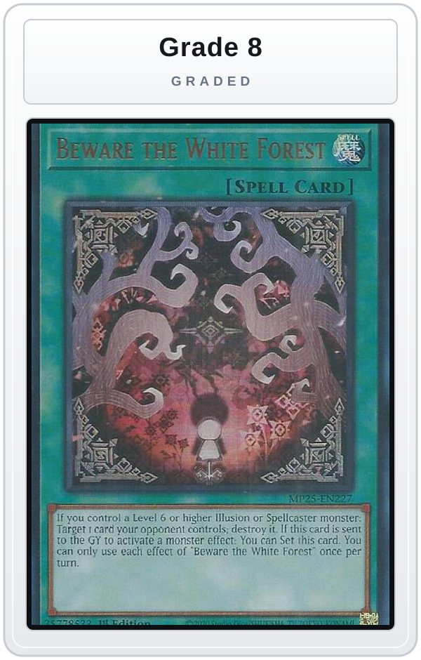 Graded - Beware the White Forest — Grade 8 graded overlay