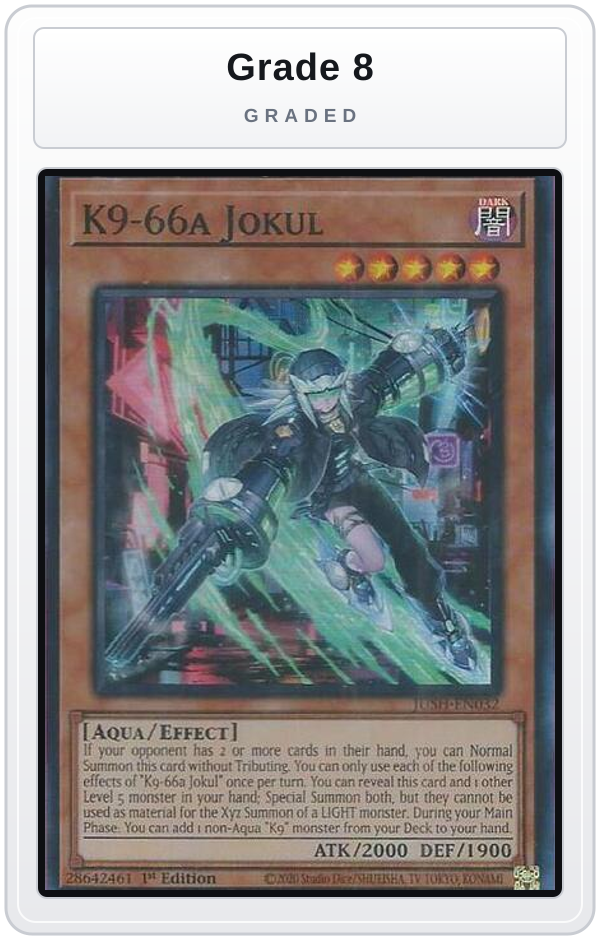 Graded - K9-66a Jokul — Grade 8 graded overlay