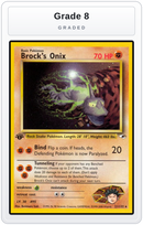 Graded - Brock's Onix (21) — Grade 8 graded overlay